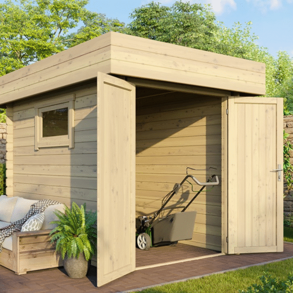 Offre Spéciale - Abri Jardin Bois ROVETO – 4.7 m2 – Finition Premium – Produit Neuf – DESTOCKAGE – Image 2