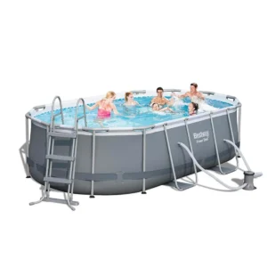 PISCINE TUBULAIRE BESTWAY POWER STEEL OVALE 4,27X2,50X1,00