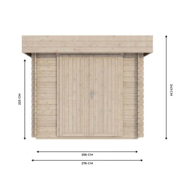 Offre Spéciale - Abri Jardin Bois ROVETO – 4.7 m2 – Finition Premium – Produit Neuf – DESTOCKAGE – Image 10