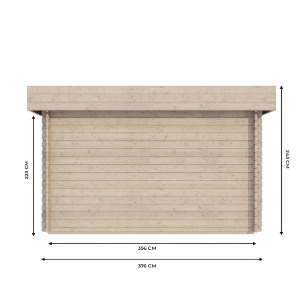 Offre Spéciale - Abri Jardin Bois ROVETO – 4.7 m2 – Finition Premium – Produit Neuf – DESTOCKAGE – Image 9