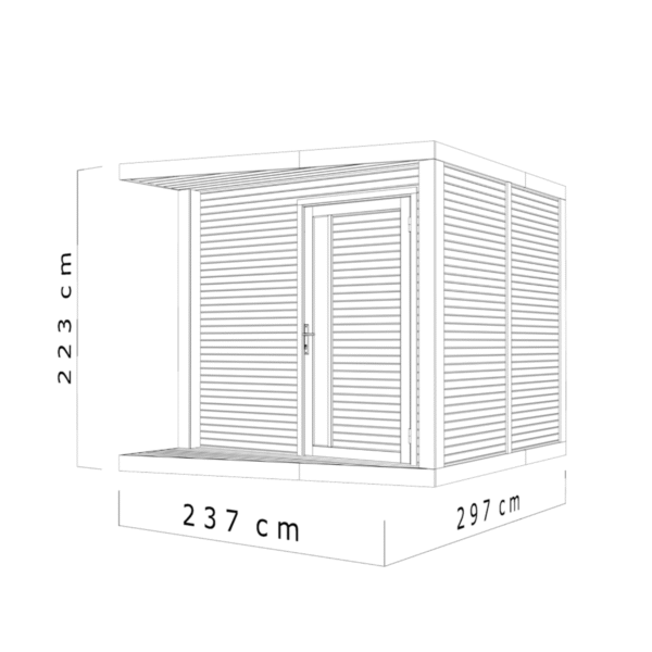 Offre Spéciale - Abri de Jardin Moderne – 7.1 m2 – Finition Haut de Gamme - Produit Neuf – DESTOCKAGE – Image 4