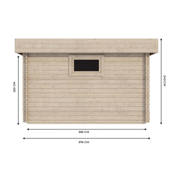 Offre Spéciale - Abri Jardin Bois ROVETO – 4.7 m2 – Finition Premium – Produit Neuf – DESTOCKAGE – Image 8