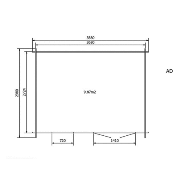 Offre Spéciale - Abri de Jardin Bois moderne – 13 m2 – Qualité Supérieure – Produit Neuf – DESTOCKAGE – Image 6