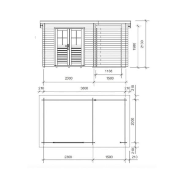 Offre Spéciale - Abri de jardin Bois – 7.44 m2 – Produit Neuf – DESTOCKAGE – Image 6