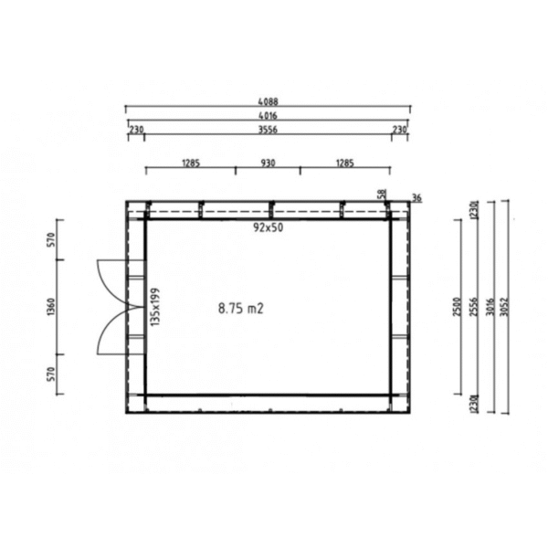 Offre Spéciale - Abri Jardin Bois ROVETO – 4.7 m2 – Finition Premium – Produit Neuf – DESTOCKAGE – Image 7