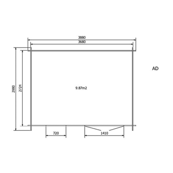 Offre Spéciale - Abri de Jardin Bois moderne – 13 m2 – Qualité Supérieure – Produit Neuf – DESTOCKAGE – Image 7