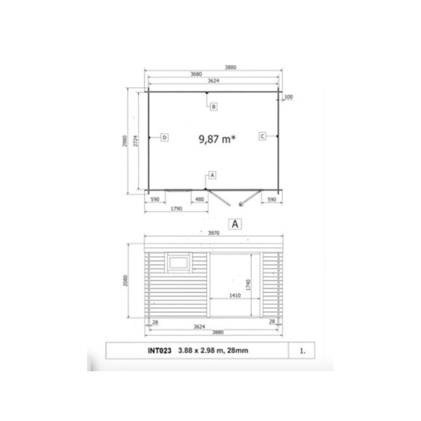 Offre Spéciale - Abri de Jardin Bois moderne – 13 m2 – Qualité Supérieure – Produit Neuf – DESTOCKAGE – Image 5