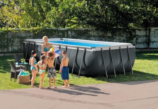 Piscine tubulaire INTEX Ultra XTR rectangulaire L. 5,49 x l. 2,74 x H. 1,32 m – Image 5