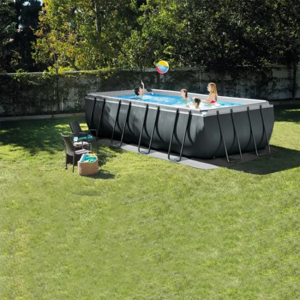 Piscine tubulaire INTEX Ultra XTR rectangulaire L. 5,49 x l. 2,74 x H. 1,32 m – Image 4