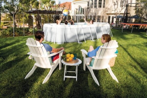 Piscine Tubulaire prism frame ovale 4,00 x 2,00 x 1,00 m – Image 8