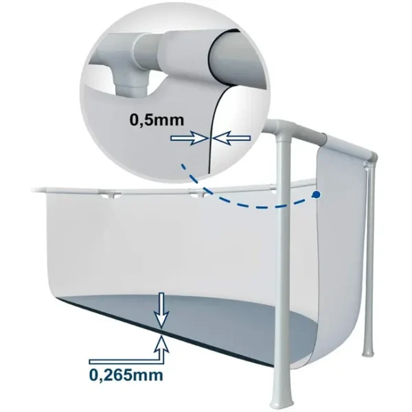 Piscine Tubulaire « Prism » rond 3.05×0.76cm – Intex – Image 9