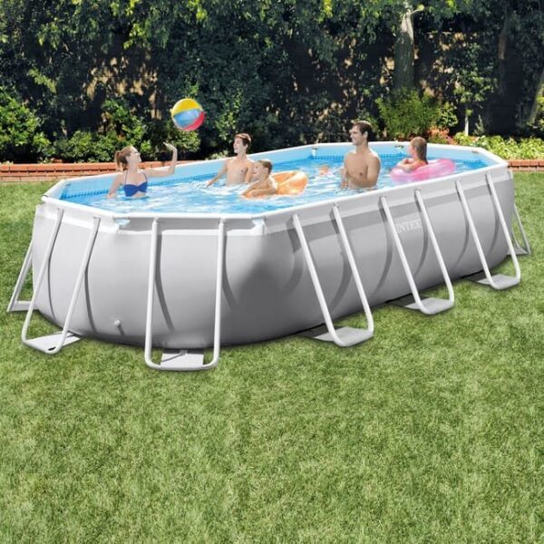 Piscine Tubulaire prism frame ovale 4,00 x 2,00 x 1,00 m – Image 4