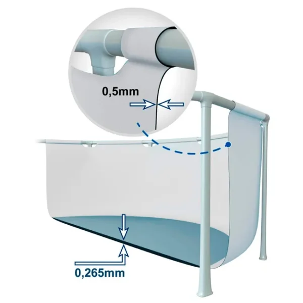Piscine Tubulaire « Prism » rond 3.05×0.76cm – Intex – Image 5