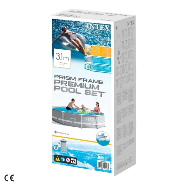 Piscine Tubulaire « Prism » rond 3.05×0.76cm – Intex – Image 4