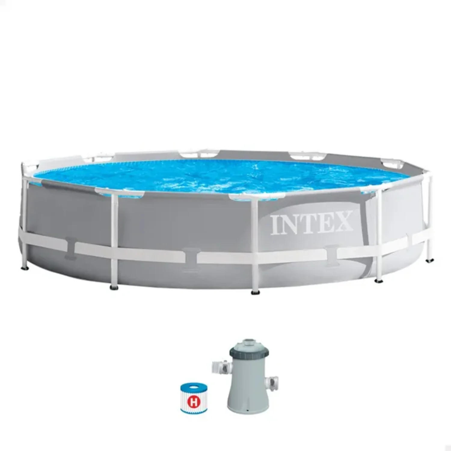 Piscine Tubulaire « Prism » rond 3.05×0.76cm – Intex